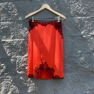 Rag & Bone Silk Knee Length Skirt